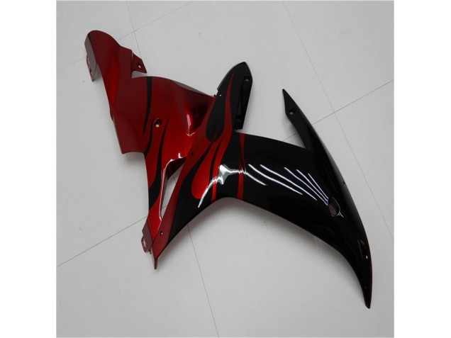 2002-2003 Black Red YZF R1 Motorcycle Fairings 2002-2003 Black Red YZF R1 Motorcycle Fairings