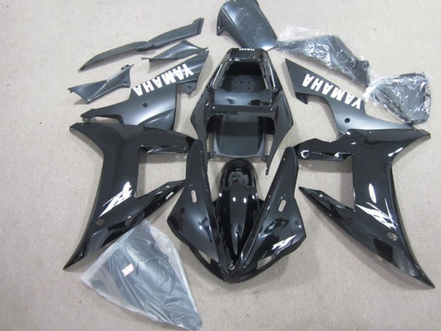 2002-2003 Black White YZF R1 Motorcycle Bodywork 2002-2003 Black White YZF R1 Motorcycle Bodywork