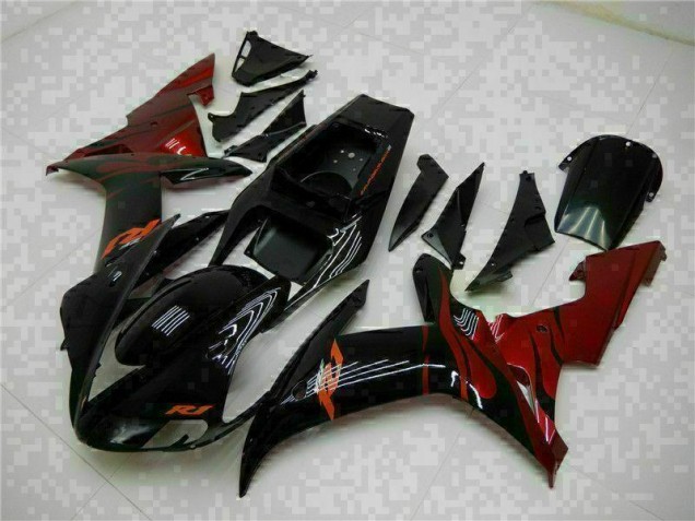 2002-2003 Black YZF R1 ABS Fairings 2002-2003 Black YZF R1 ABS Fairings