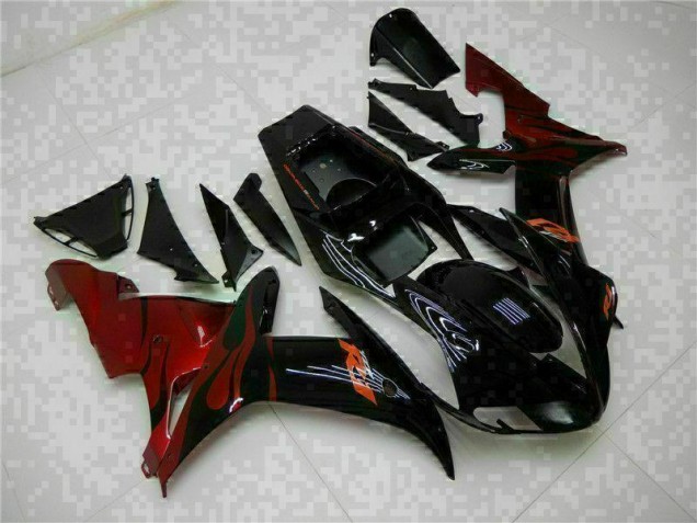 2002-2003 Black YZF R1 ABS Fairings 2002-2003 Black YZF R1 ABS Fairings
