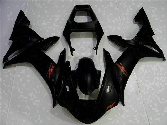2002-2003 Black YZF R1 Aftermarket Motorcycle Fairing 2002-2003 Black YZF R1 Aftermarket Motorcycle Fairing