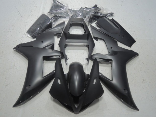 2002-2003 Black YZF R1 Aftermarket Motorcycle Fairings 2002-2003 Black YZF R1 Aftermarket Motorcycle Fairings