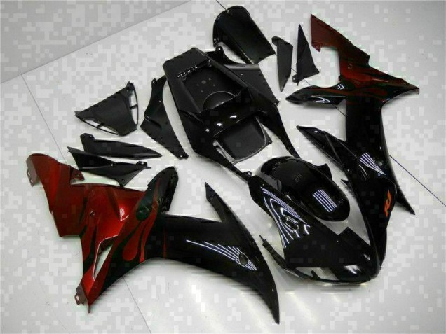 2002-2003 Black YZF R1 Motorbike Fairings & Bodywork 2002-2003 Black YZF R1 Motorbike Fairings & Bodywork