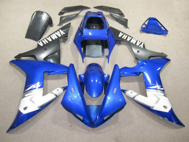 2002-2003 Blue White YZF R1 Motorcycle Fairing 2002-2003 Blue White YZF R1 Motorcycle Fairing