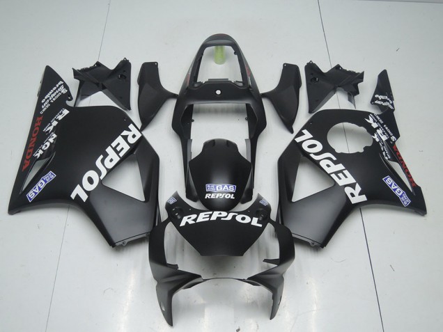 2002-2003 Matte Black Repsol CBR900RR 954 Motorcycle Fairings