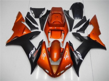 2002-2003 Orange Black YZF R1 Motorcycle Fairings