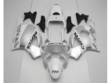 2002-2003 White Silver Black Repsol CBR900RR 954RR Motorcycle Fairings