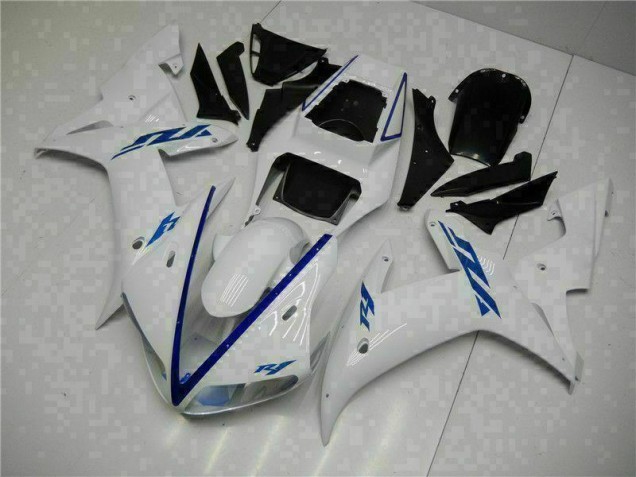 2002-2003 White YZF R1 Motorcycle Fairings