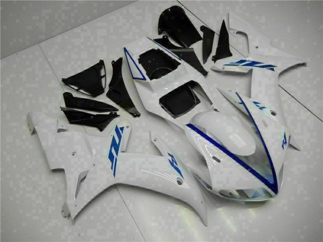 2002-2003 White YZF R1 Motorcycle Fairings