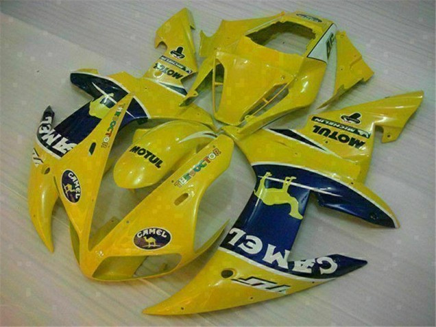 2002-2003 Yellow YZF R1 Motorcycle Fairings 2002-2003 Yellow YZF R1 Motorcycle Fairings