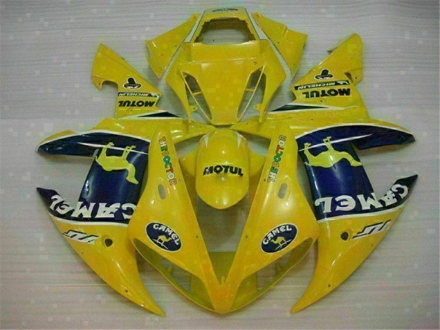 2002-2003 Yellow YZF R1 Motorcycle Fairings 2002-2003 Yellow YZF R1 Motorcycle Fairings