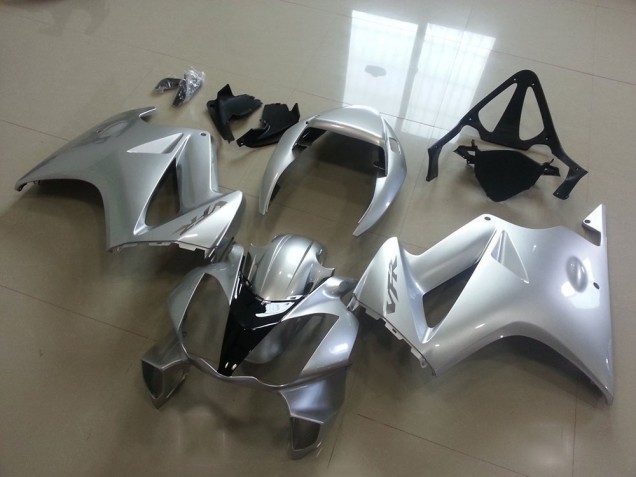 2002-2013 Silver VFR800 Motorcycle Fairings 2002-2013 Silver VFR800 Motorcycle Fairings