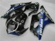 2003-2004 Black Blue GSXR 1000 Motorcycle Fairings