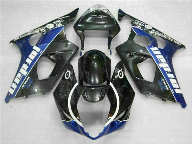 2003-2004 Black Blue GSXR 1000 Motorcycle Fairings