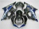 2003-2004 Black Blue GSXR 1000 Motorcycle Fairings