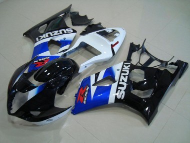 2003-2004 Black Blue White GSXR 1000 Motorcycle Fairings