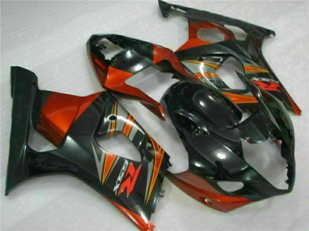 2003-2004 Black GSXR 1000 Motorcycle Fairing Kits