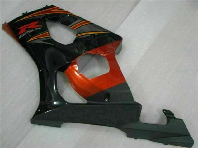 2003-2004 Black GSXR 1000 Motorcycle Fairing Kits