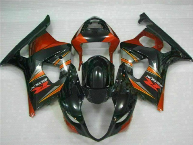 2003-2004 Black GSXR 1000 Motorcycle Fairing Kits