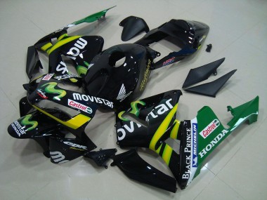 2003-2004 Black Movistar CBR600RR Motorcycle Fairings