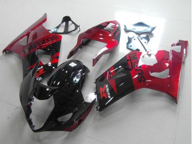 2003-2004 Black Red GSXR 1000 Motorcycle Fairing