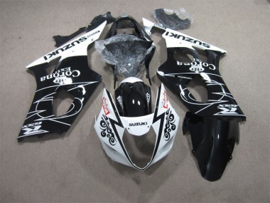 2003-2004 Black White Corona Extra Motul GSXR 1000 Motorcycle Fairings