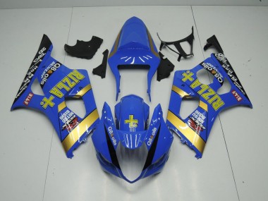 2003-2004 Blue Rizla GSXR 1000 Motorcycle Fairings