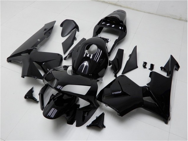 2003-2004 Glossy Black CBR600RR Motorcycle Fairing 2003-2004 Glossy Black CBR600RR Motorcycle Fairing