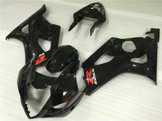 2003-2004 Glossy Black GSXR 1000 Motorcycle Bodywork