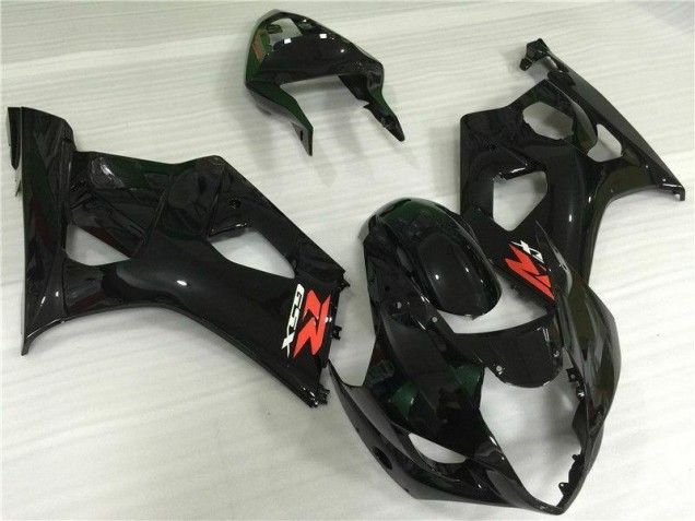 2003-2004 Glossy Black GSXR 1000 Motorcycle Bodywork