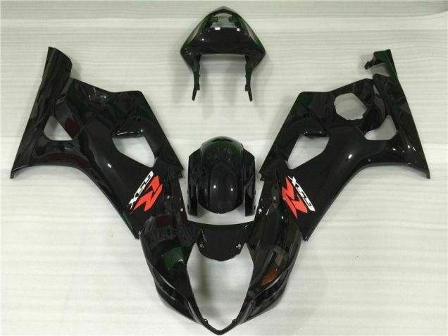 2003-2004 Glossy Black GSXR 1000 Motorcycle Bodywork