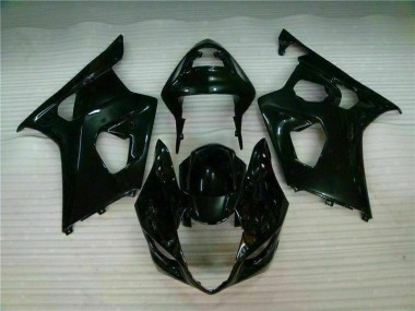 2003-2004 Glossy Black GSXR 1000 Motorcycle Fairing