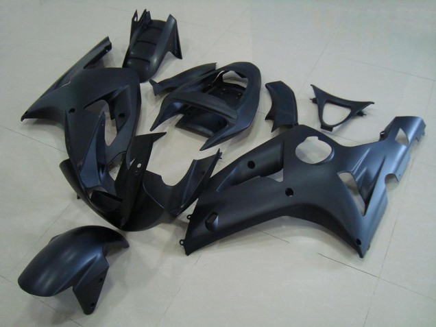 2003-2004 Matte Black ZX6R Motorcycle Fairing 2003-2004 Matte Black ZX6R Motorcycle Fairing