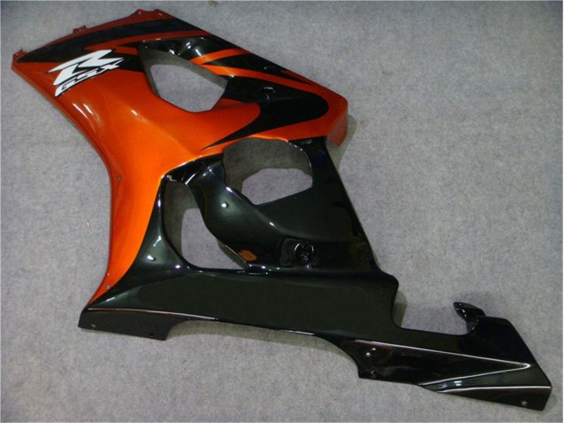 2003-2004 Orange Black GSXR 1000 Motorcycle Fairings 2003-2004 Orange Black GSXR 1000 Motorcycle Fairings