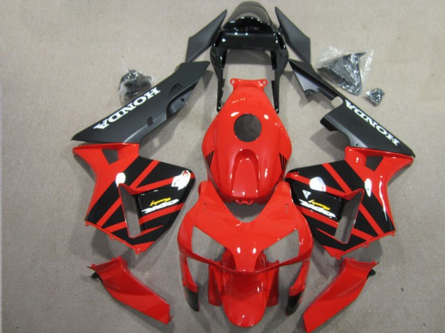 2003-2004 Red Black CBR600RR Motorcycle Fairing 2003-2004 Red Black CBR600RR Motorcycle Fairing