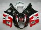 2003-2004 Red Black GSXR 1000 Motorcycle Fairing 2003-2004 Red Black GSXR 1000 Motorcycle Fairing