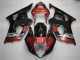 2003-2004 Red Black GSXR 1000 Motorcycle Fairings 2003-2004 Red Black GSXR 1000 Motorcycle Fairings