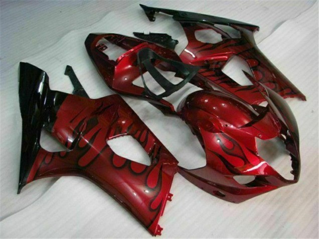 2003-2004 Red GSXR 1000 Motorcycle Fairings