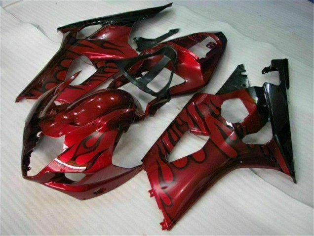 2003-2004 Red GSXR 1000 Motorcycle Fairings