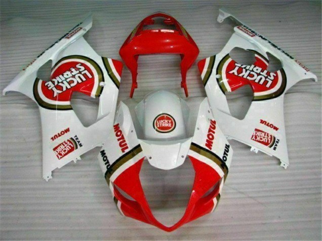 2003-2004 Red White GSXR 1000 Motorcycle Bodywork 2003-2004 Red White GSXR 1000 Motorcycle Bodywork