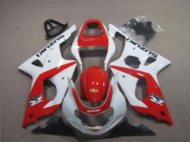2003-2004 Red White GSXR 1000 Motorcycle Fairing