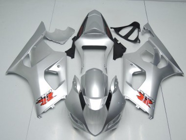 2003-2004 Silver OEM Style GSXR 1000 Motorcycle Fairings