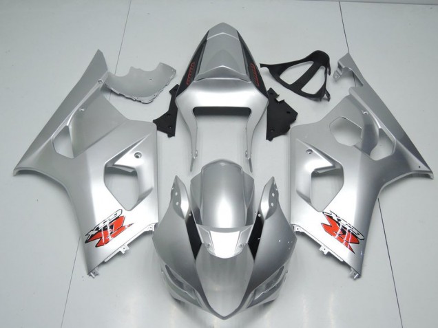 2003-2004 Silver OEM Style GSXR 1000 Motorcycle Fairings 2003-2004 Silver OEM Style GSXR 1000 Motorcycle Fairings
