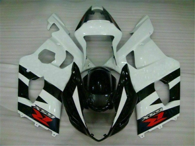 2003-2004 White Black GSXR 1000 Motorcycle Bodywork 2003-2004 White Black GSXR 1000 Motorcycle Bodywork