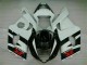 2003-2004 White Black GSXR 1000 Motorcycle Bodywork 2003-2004 White Black GSXR 1000 Motorcycle Bodywork