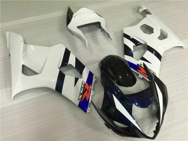 2003-2004 White Black GSXR 1000 Motorcycle Fairing Kits 2003-2004 White Black GSXR 1000 Motorcycle Fairing Kits