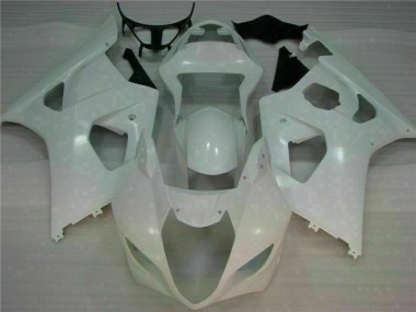 2003-2004 White GSXR 1000 Full Motorcycle Fairing Kits