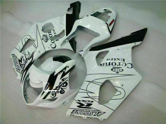 2003-2004 White GSXR 1000 Motorcycle Bodywork