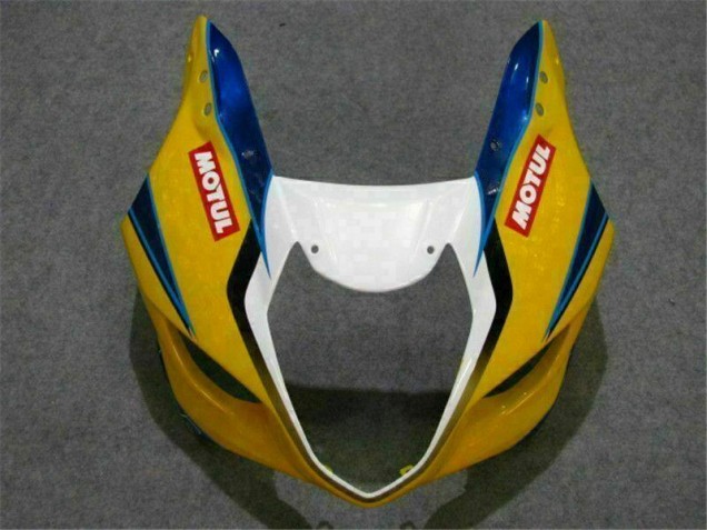2003-2004 Yellow Blue GSXR 1000 Motorcycle Fairings 2003-2004 Yellow Blue GSXR 1000 Motorcycle Fairings