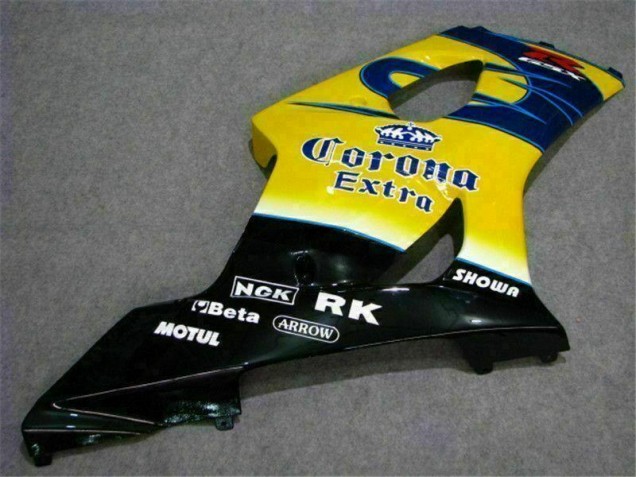 2003-2004 Yellow Blue GSXR 1000 Motorcycle Fairings 2003-2004 Yellow Blue GSXR 1000 Motorcycle Fairings